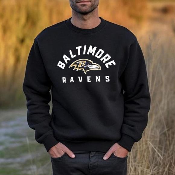 Baltimore Ravens Nfl Football Sweatshirts - Picture 1 of 4